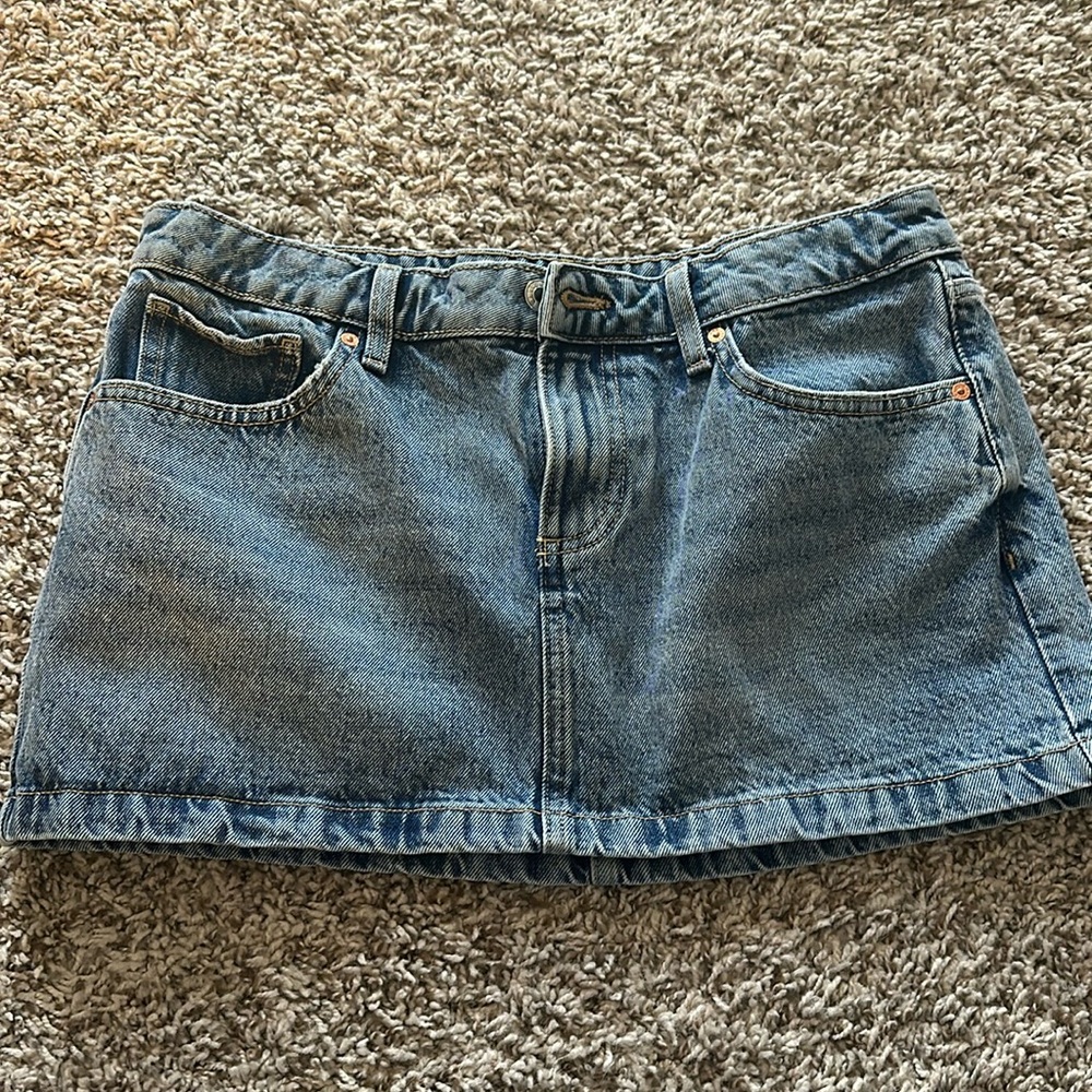 Denim Mini Skirt